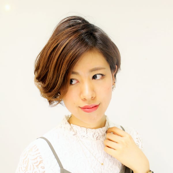 大人可愛い、モテショートボブ♪ 「FALCO練馬店」|FALCO hair 練馬店