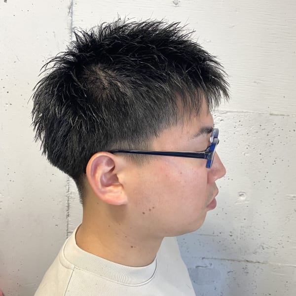 スパイキーショート/ツーブロック/メンズカット/刈り上げ|Nouvelle Vallee