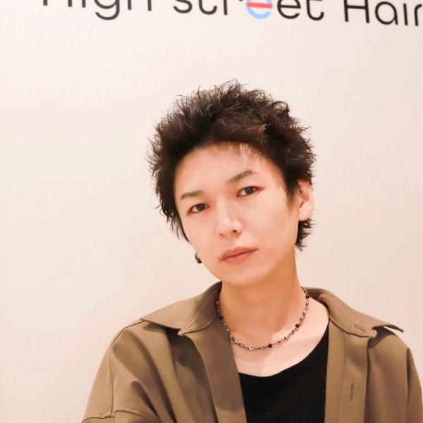 High street Hair【ハイストリートヘア】のスタッフ紹介。安藤 明日翔