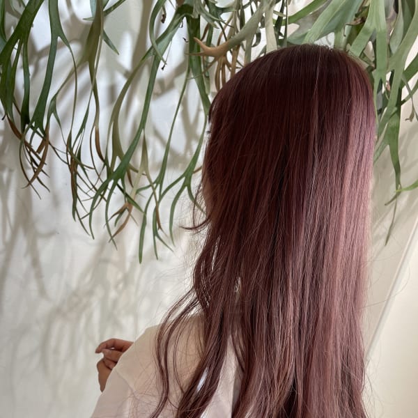 透け感カラーピンクベージュ|RELAX&STYLING Lien