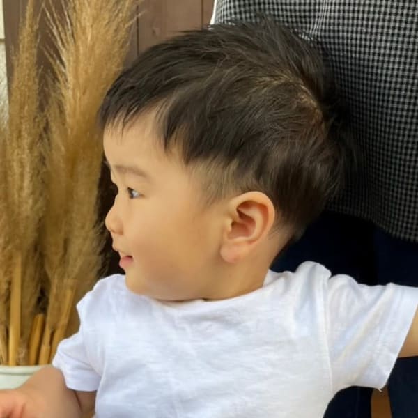 キッズカット　ツーブロック