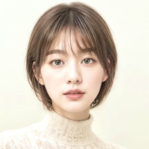 くびレイヤーエモージュ大人可愛い20代30代40代似合わせカ