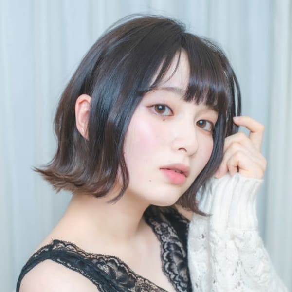 ナチュラルボブ×外ハネスタイル|Fan. ray