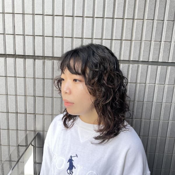 ウルフカット/ウルフパーマ/ニュアンスパーマ/横浜