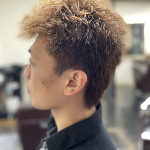 ツイストパーマ・ミディアムスタイル