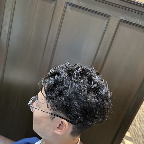 カーリーパーマ/大人カジュアル/ビジネススタイル