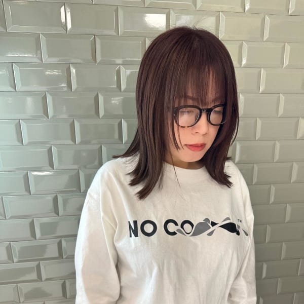 レイヤーカット/レイヤー/ボブ/ピンクベージュ/バイカルテ