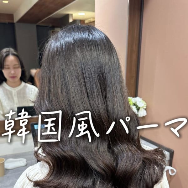 コテ巻き風パーマ#なみまきパーマ#韓国風パーマ#ボブパーマ