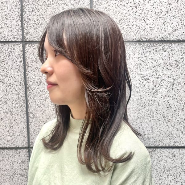 【福岡天神赤坂】20代30代/レイヤーカット/前髪あり