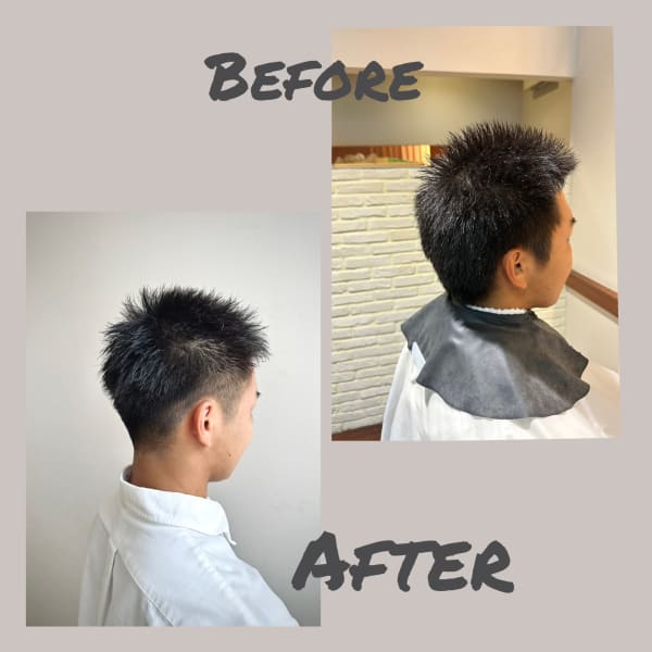 メンズベリーショートスポーツマン、社会人向けのスッキリ清潔感