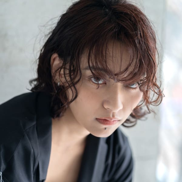 しっかりリッジウェーブでおしゃれモードなパーマウルフボブ