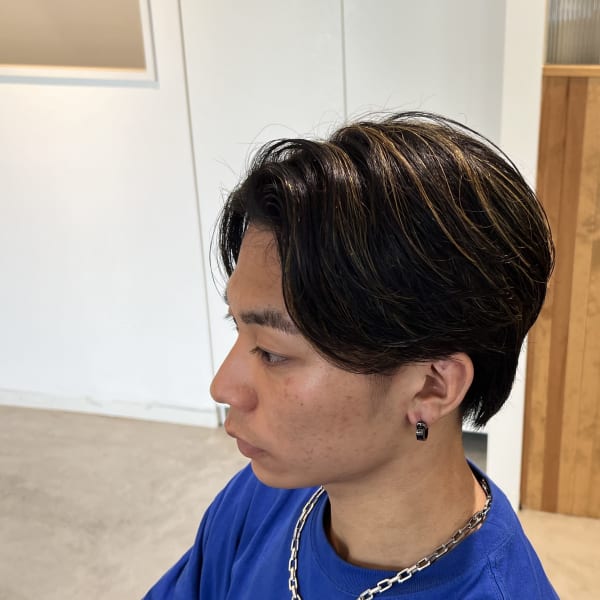 メッシュ×センターパート|2nd place【セカンドプレイス】