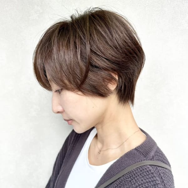 大人ショートレイヤー|full bloom