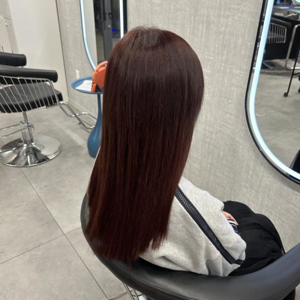 #髪質改善#インナーカラー#エクステ#ヘアセット#縮毛矯正