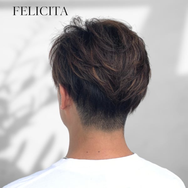 【FELICITA】ツーブロックワイルドビジネスマンスタイル|FELICITA RicorsO