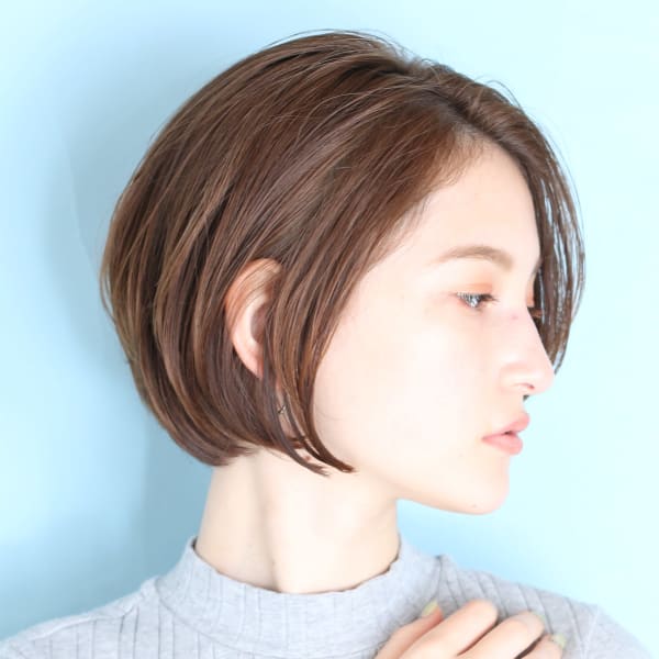 30代40代50代大人の秋冬ボブ