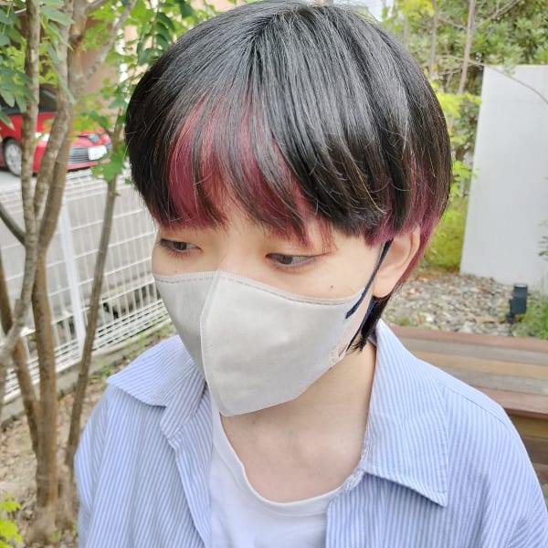 インナーカラー✖ショートスタイル