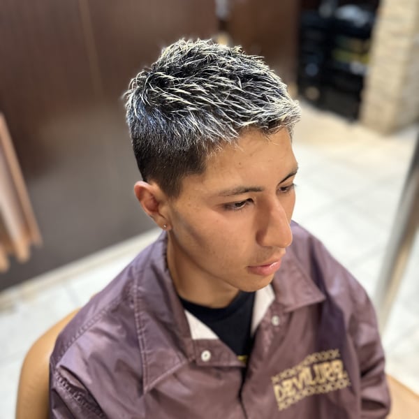 ホワイトメッシュmen'sボウズ