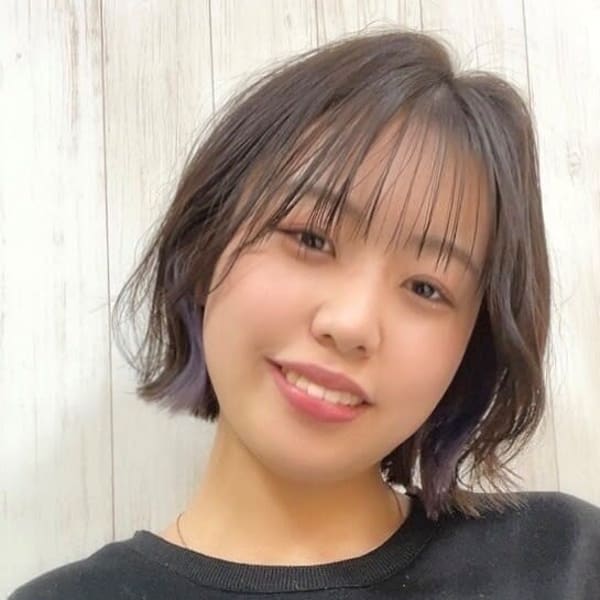 シースルーボブ
