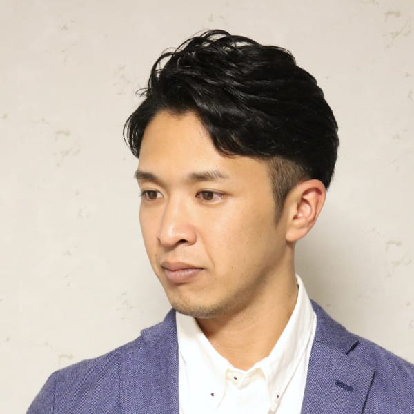 アップバングショートスタイル