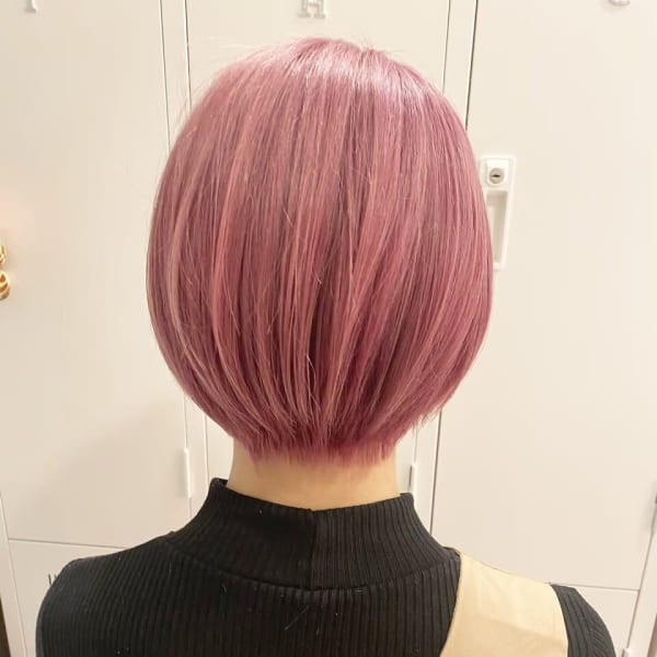 ダブルカラーで叶う♪キュートピンクカラー♪10代/20代