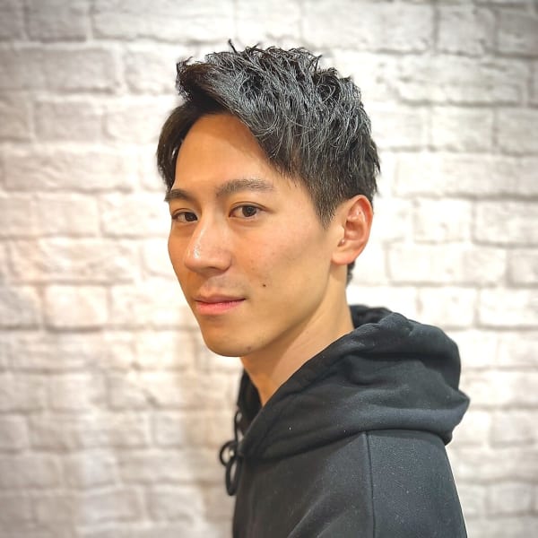 良いとこ取り！アップバングショート【赤坂】【床屋】【メンズ】