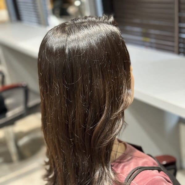 艶感マロンブラウンカラー