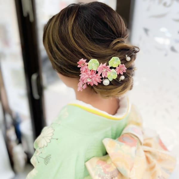 華やか振袖着付けセット