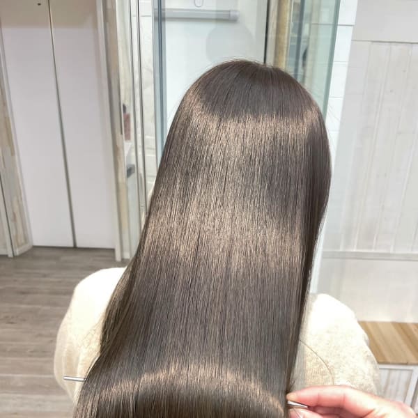 髪質改善艶髪カラー*暗髪カラーで素髪艶髪美人 |newi 池袋