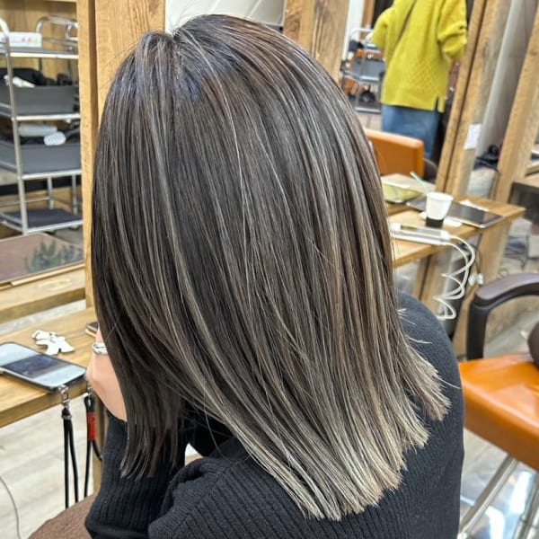 外国人風バレイヤージュ