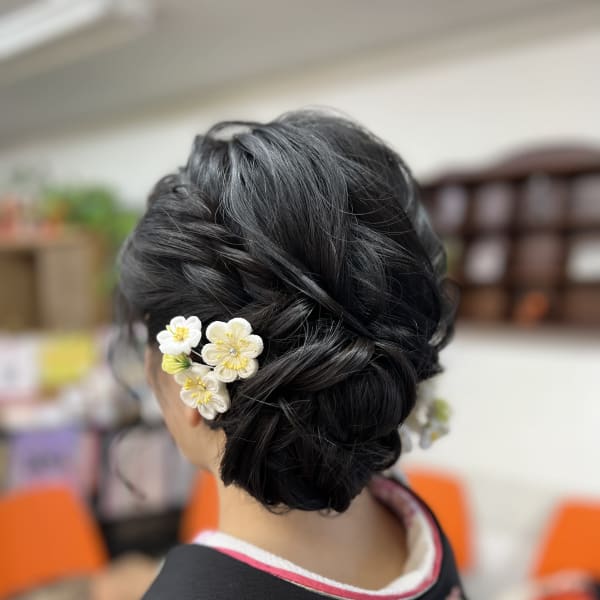 華やか振袖着付けセット|Hair Salon Lashic...らしく