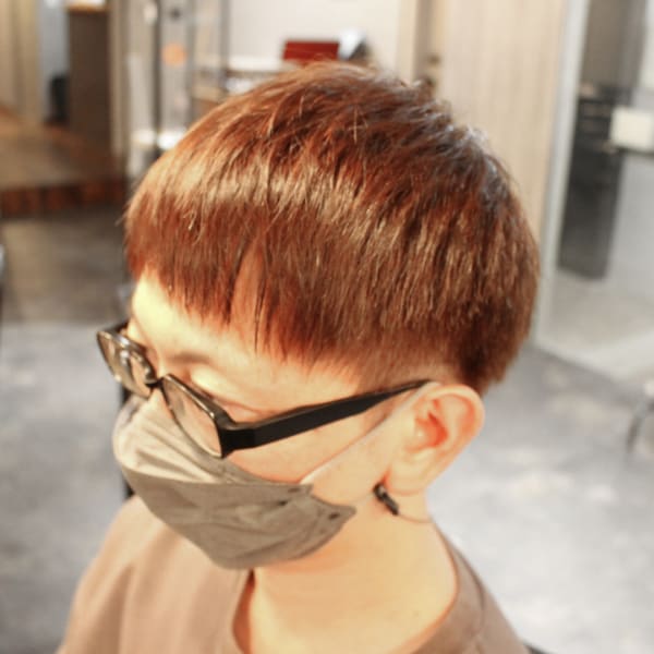 メンズショート・ファッションカラー|men's hair salon clarens