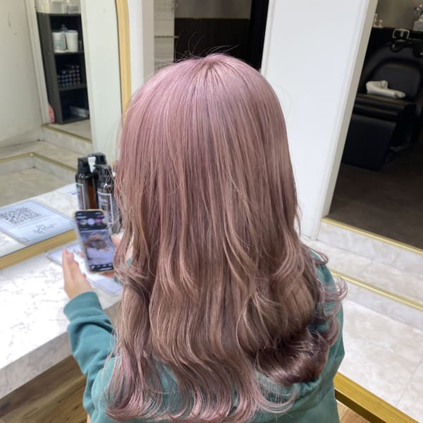 ダブルカラー/ピンクベージュ