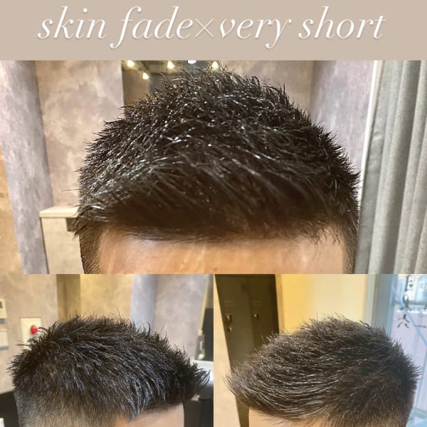 スキンフェード×ベリーショート