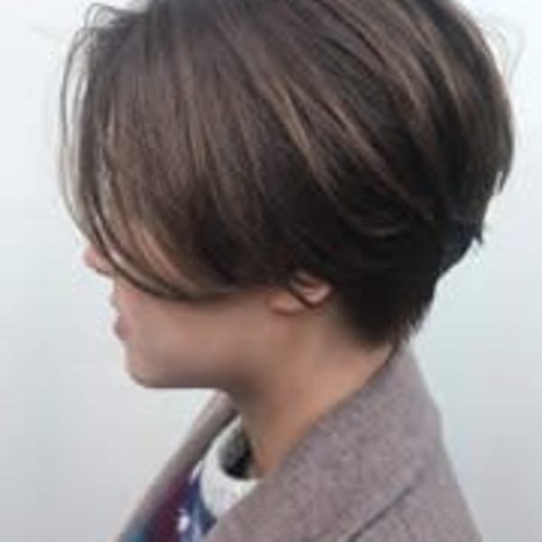 アッシュージュ×ハンサムショート