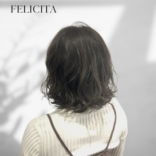 【FELICIT】大人可愛い×ボブパーマ