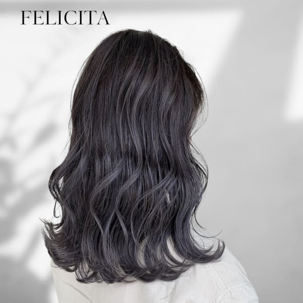 【FELICITA】ふるゆわ韓国人風×アッシュグレー