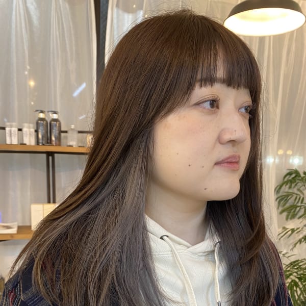 インナーカラー ロングレイヤー