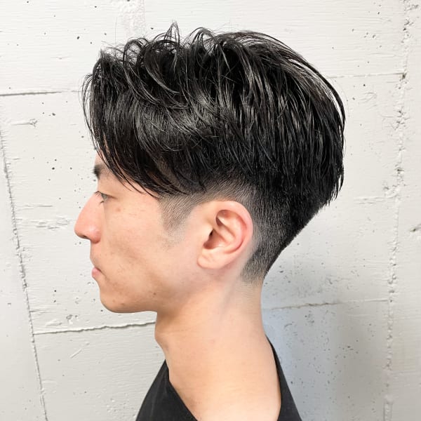 センターパート/マッシュレイヤー/ビジネススタイル