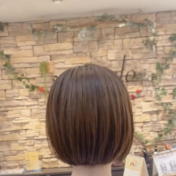 お手入れ簡単ミニボブ