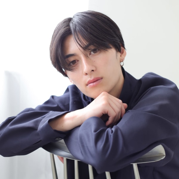 【tetote三ノ宮】センターパート　メンズ　ナチュラルヘア