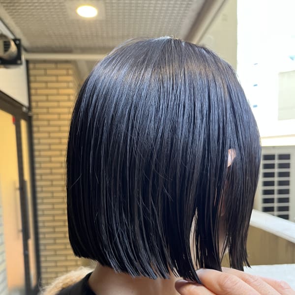 【髪質改善】切りっぱなしボブ/ミニボブ