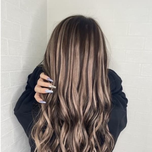 ハイライト風エクステ♪