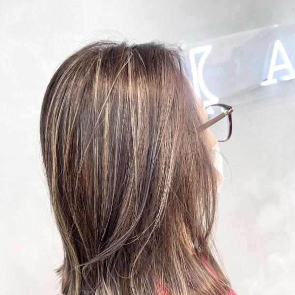 上品ハイライト/ベージュ/ミルクティー/アッシュブラウン