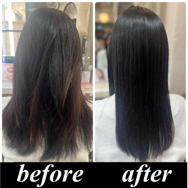 【美髪整形】極上の最新髪質改善☆シルク酸性ストレート