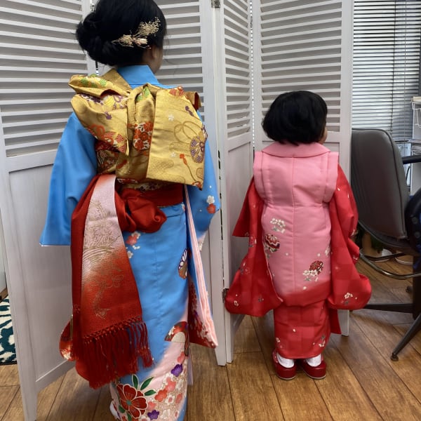 七五三7歳ヘアーメイク着付け