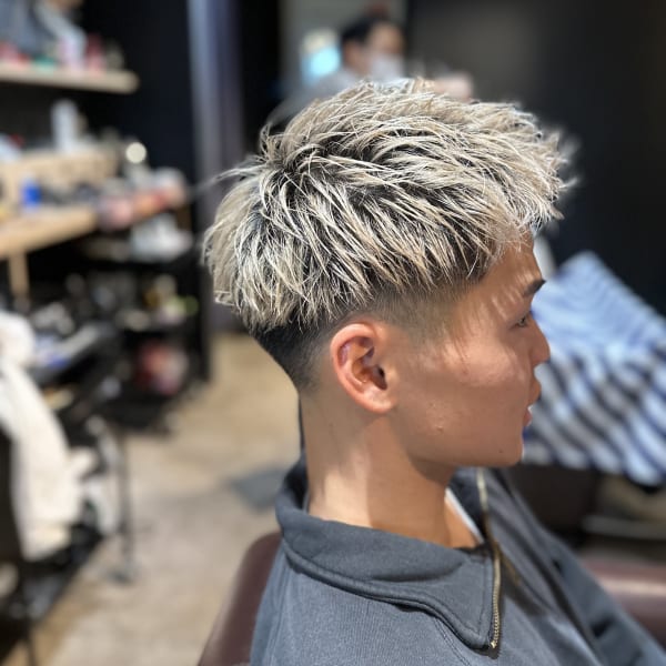 スパイキーショート風スラッシュモヒカン