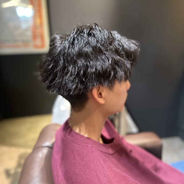 6/4パートのツイストスパイラル|メンズサロン 伊達