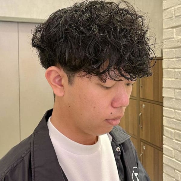 【ヘアジュレドゥ 花井】波巻きパーマ