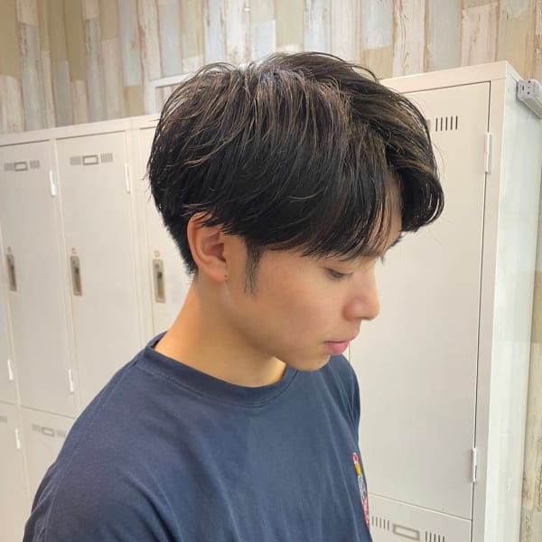 メンズカット爽やか刈り上げツーブロマッシュ学生社会人|newi hau’oli 札幌駅前店